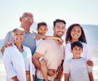 Family in Long Island, NY Enjoying the Beach After Discussing Estate Planning